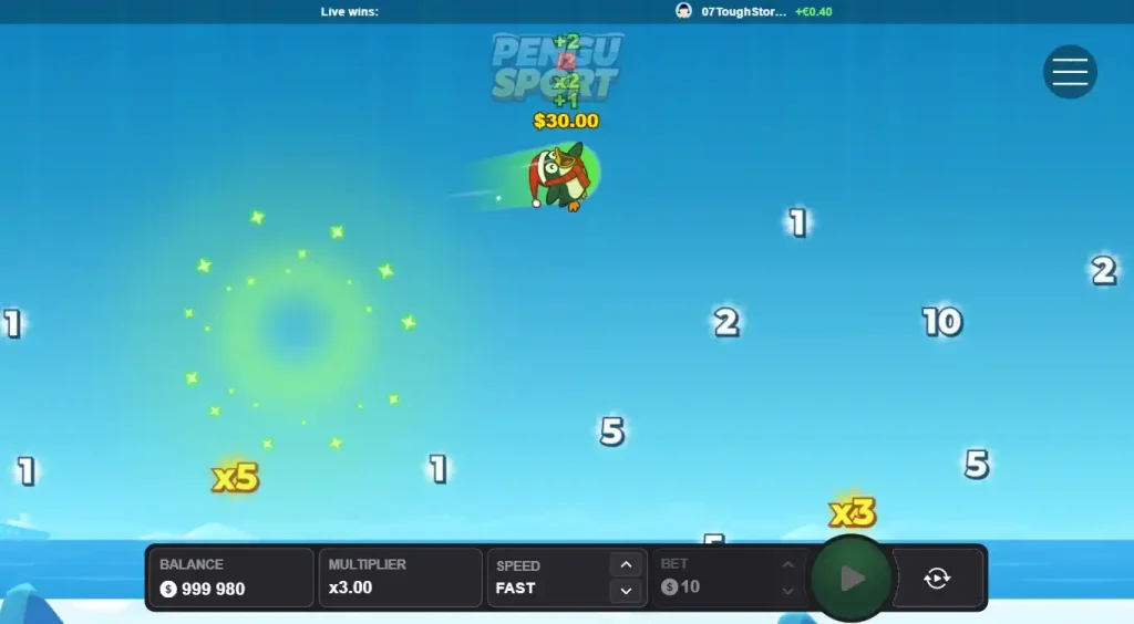Pengu Sport : jeu casino